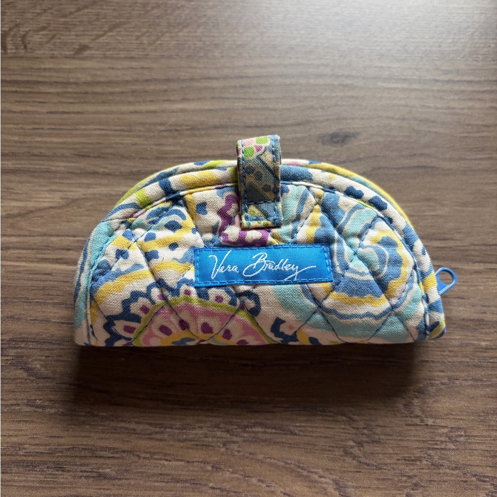 Vera Bradley Mini Jewlery Roll in Capri Blue